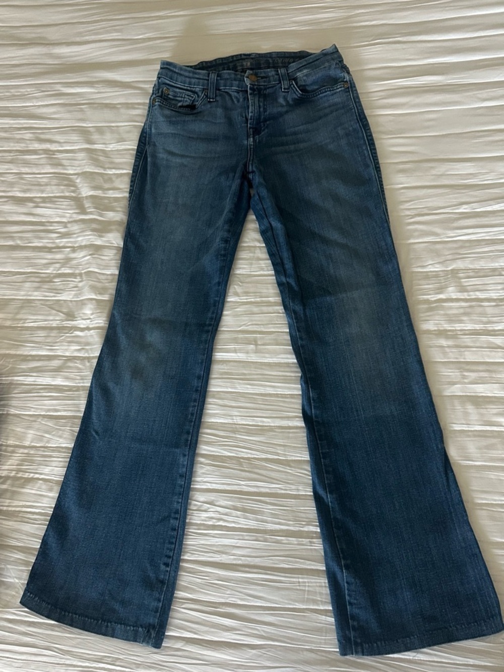 7 For All Mankind Kimmie Straight Leg Jeans Blue Medium Wash Size 26